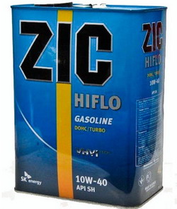 Моторное масло ZIC HIFLO 10W-40 4л